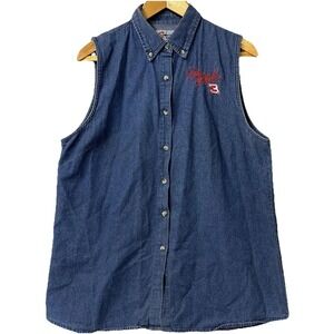 Competitors View Nascar Dale Earnhardt #3 Ladies size XL Vintage denim top